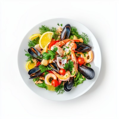 Фирменное блюдо Морской гриль прованс - купить в Байларово
